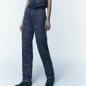 ZARA ZW Paneled Jeans
